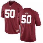 Youth Alabama Crimson Tide #50 Gabe Pugh Crimson Replica NCAA College Football Jersey 2403MPJX5